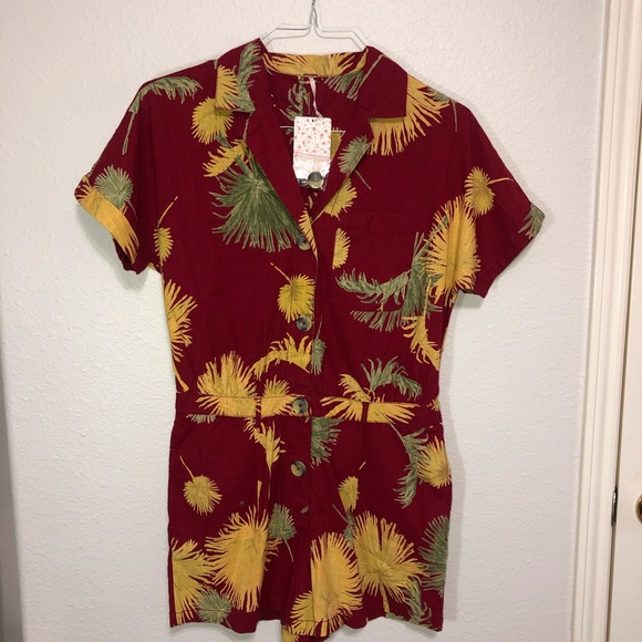 FREE PEOPLE Malibu Romper NEW WITH TAGS - Picture 3 of 7